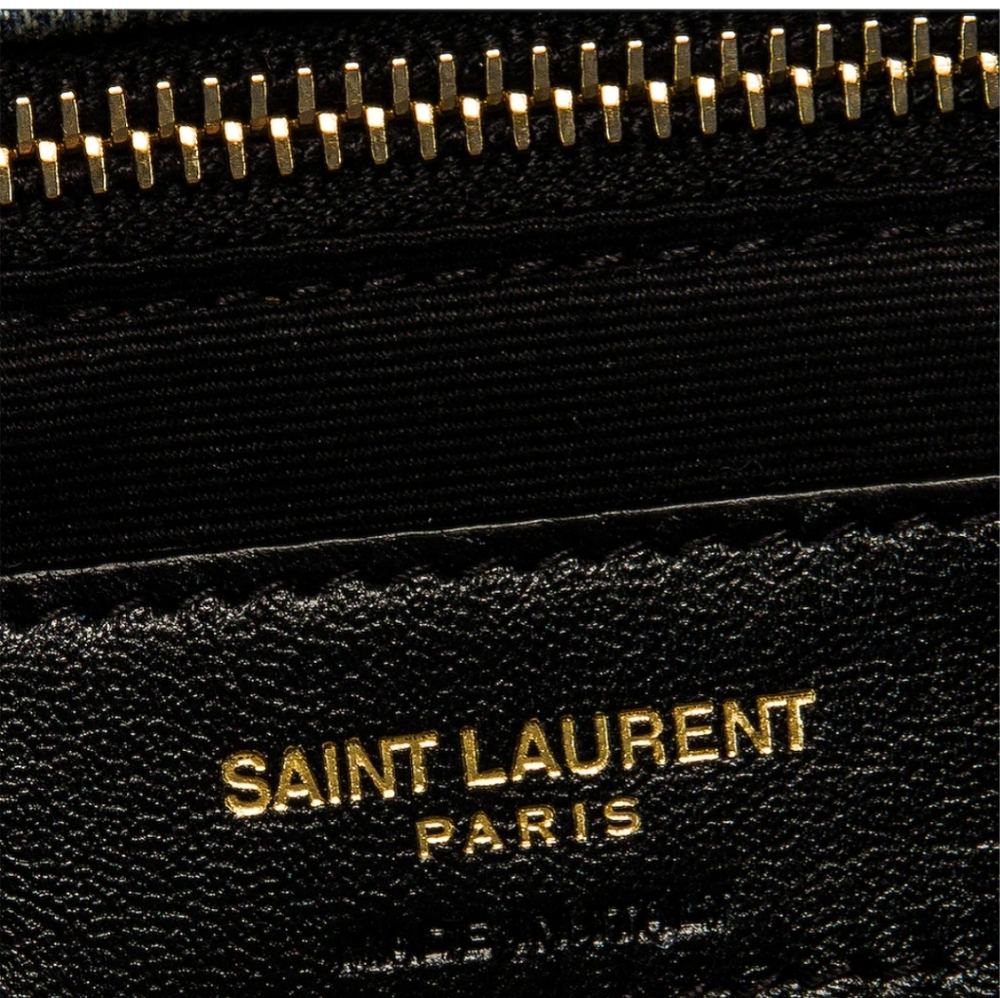 🚫Sold!🚫-SAINT LAURENT DENIM TOY PUFFER BAG - Picture 10 of 10